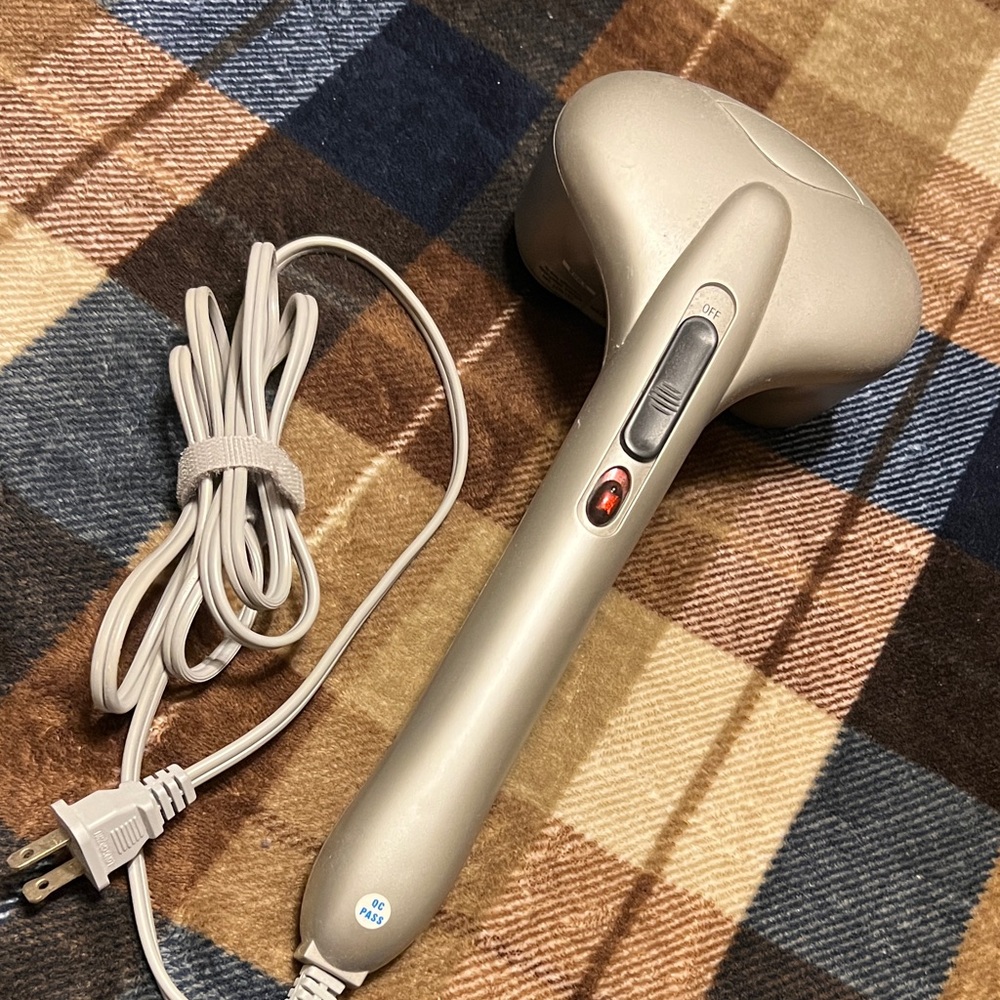 Homedics Silver Handheld Massager